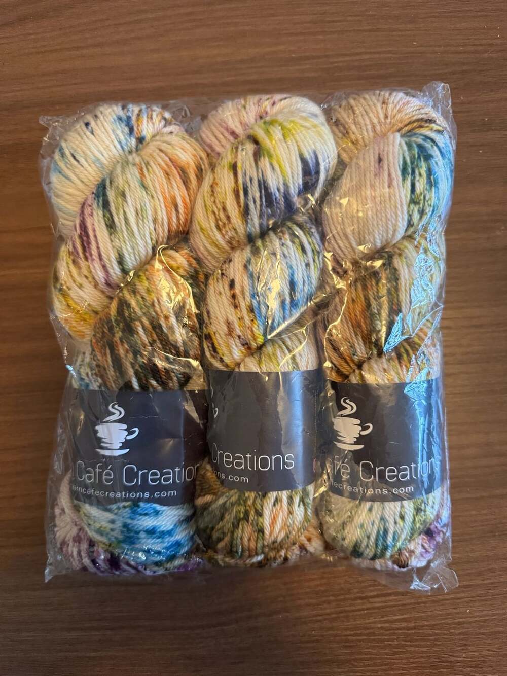 Yarn Café Creations Autumn Harvest Collection Mocha DK Weight 100% SW Merino Woo